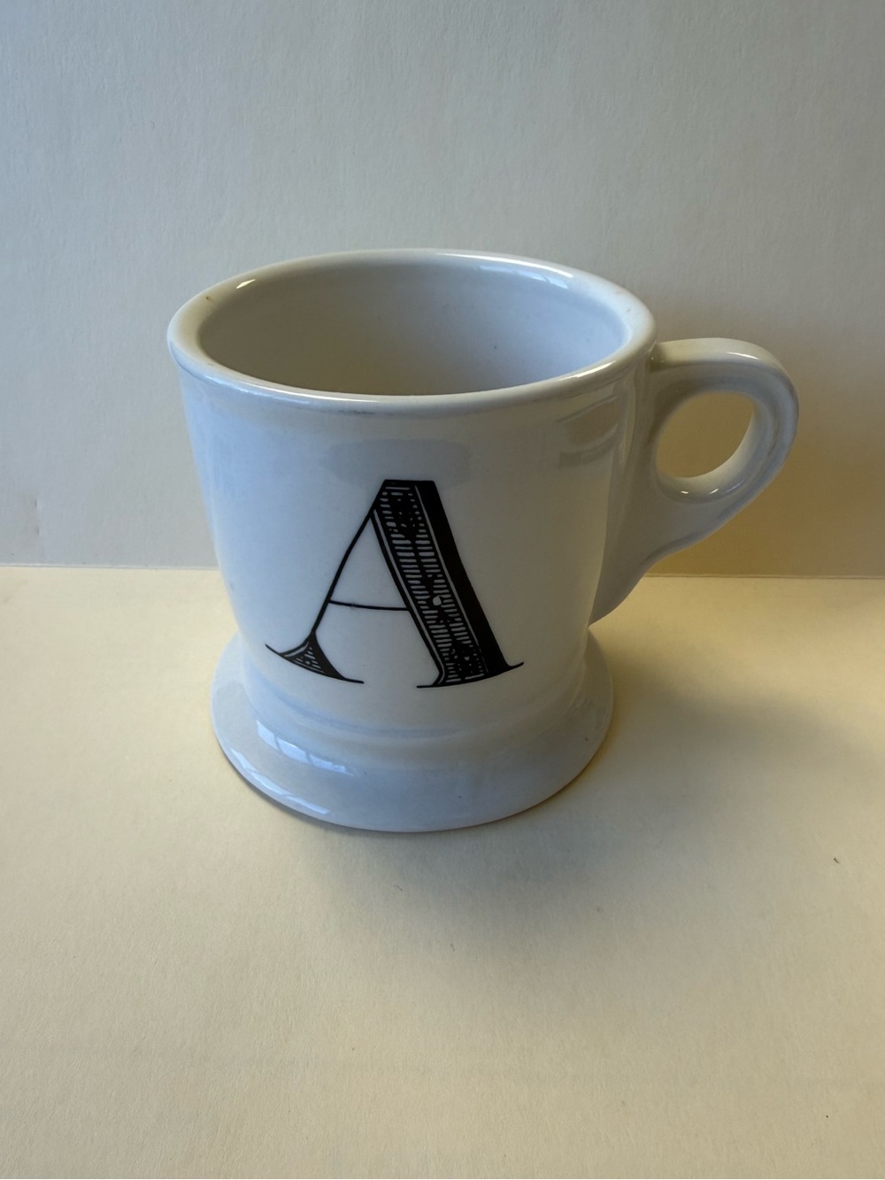 Anthropologie Monogram Letter A Mug Coffee Mug